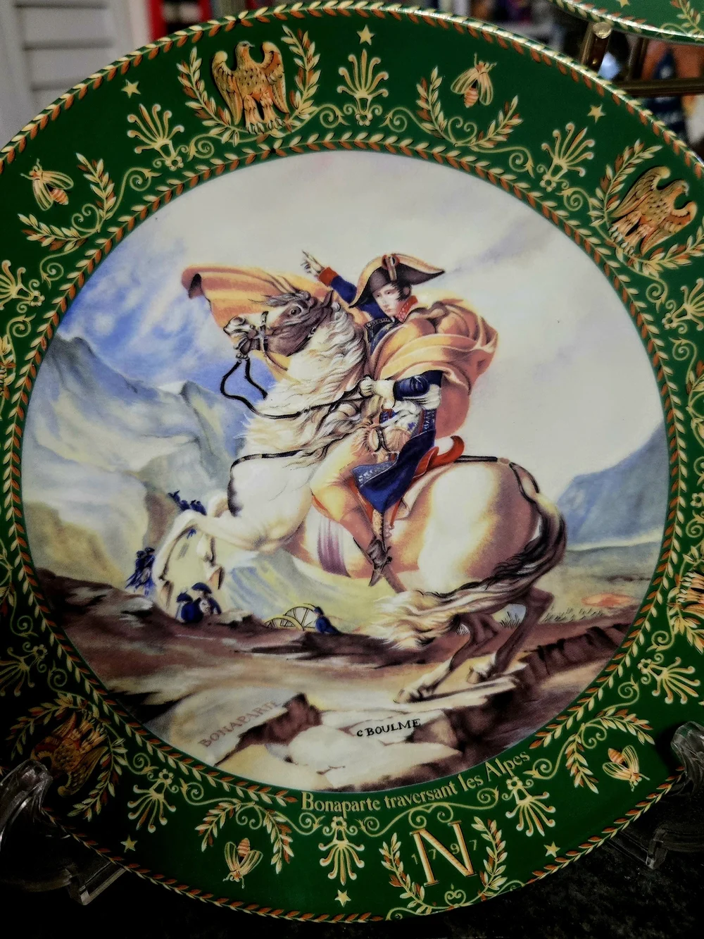 vintage limited-edition D'Arceau Limoges Porcelain Collector Plates Set Of 3